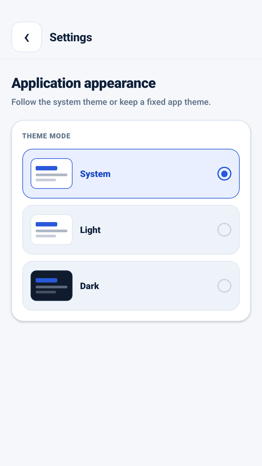 AppMetrica Viewer mövzu parametrləri